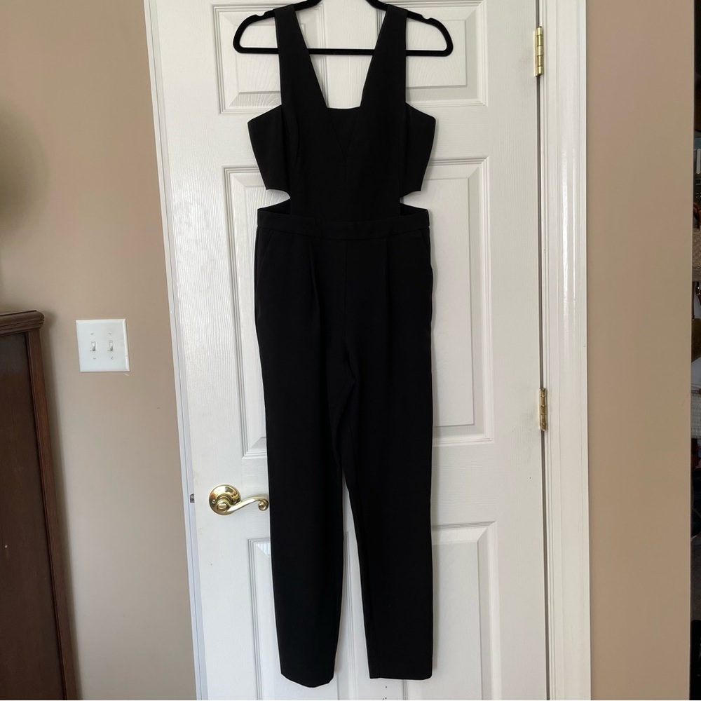 Black cut out jumpsuit size 4